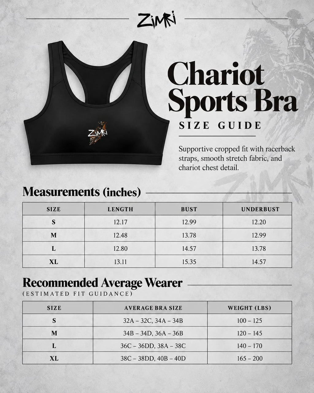 Chariot Sports Bra