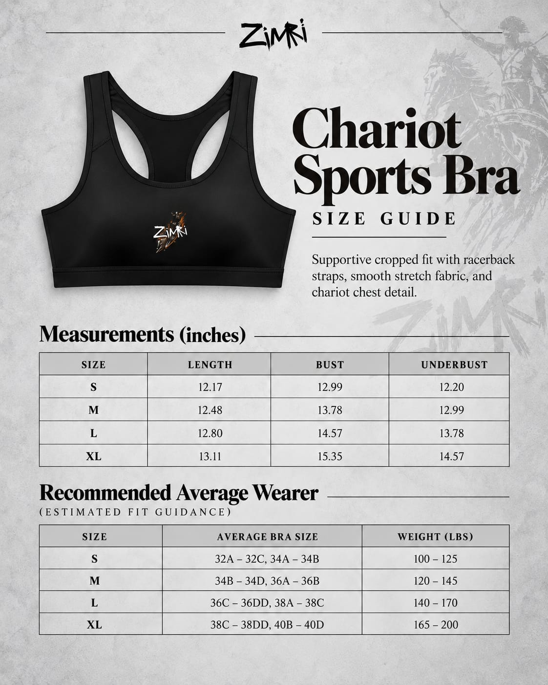 Chariot Sports Bra