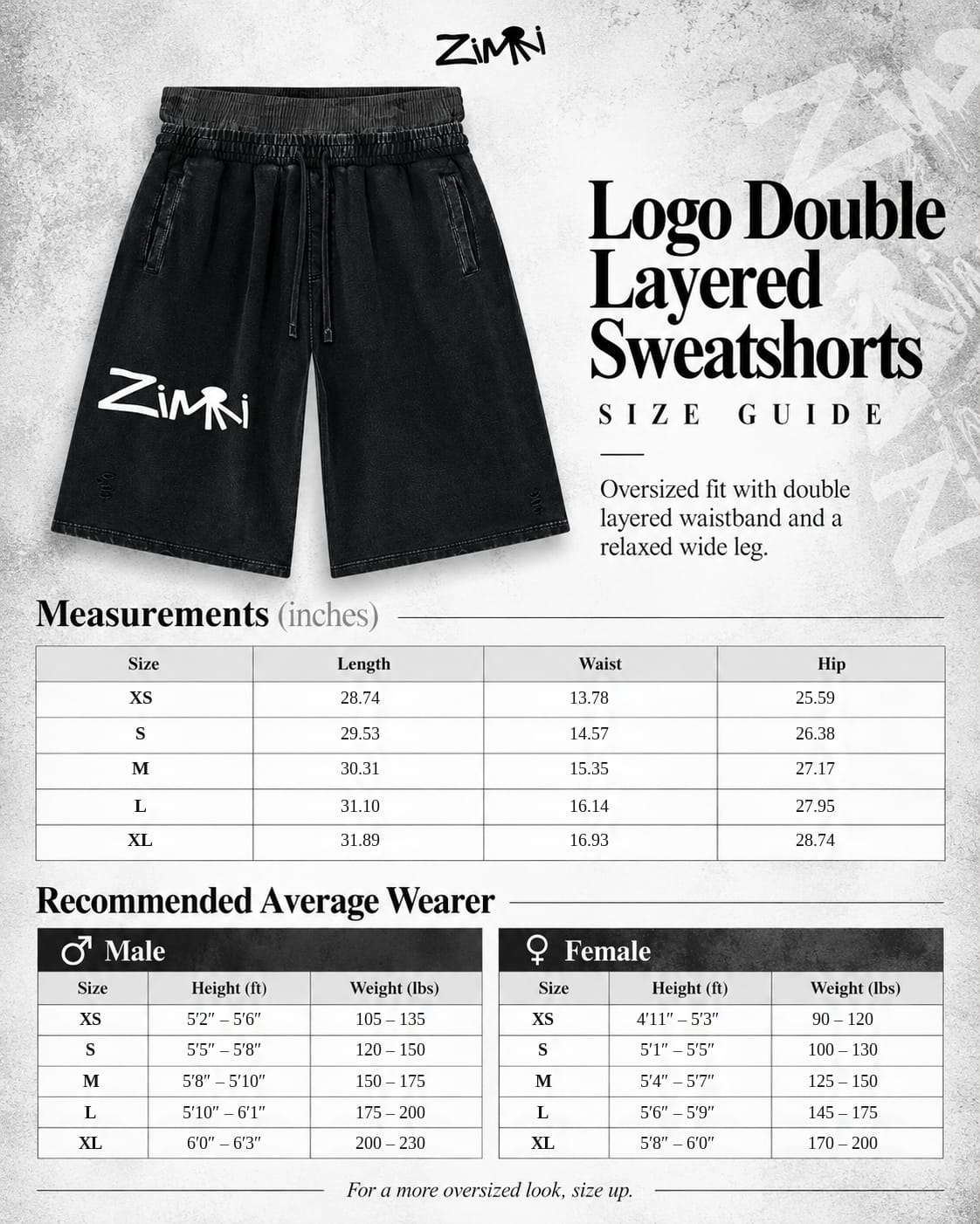 Logo Double Layered Sweatshorts